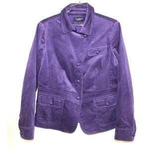 NWT $119 Talbots Women 8 Corduroy Grace Fit 4-Button Blazer Jacket Various